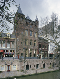 116151 Gezicht op het Stadskasteel Oudaen (Oudegracht 99) te Utrecht.